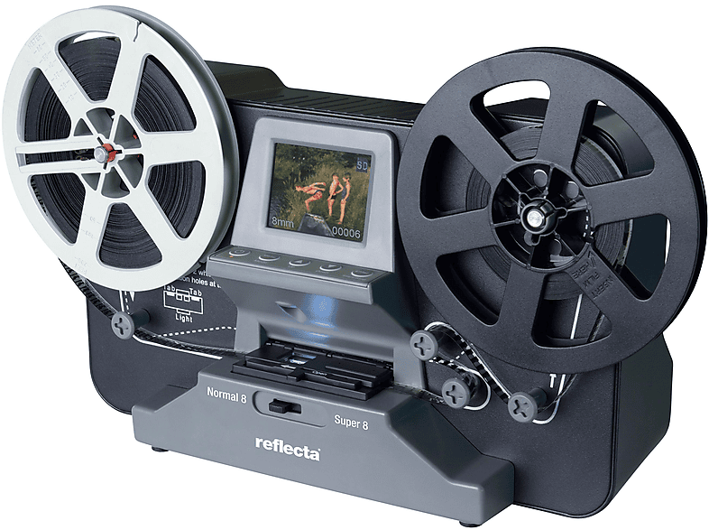REFLECTA 66040 SUPER 8 NORMAL 8 Film-Scanner , 1440 x 1080 dpi, CMOS