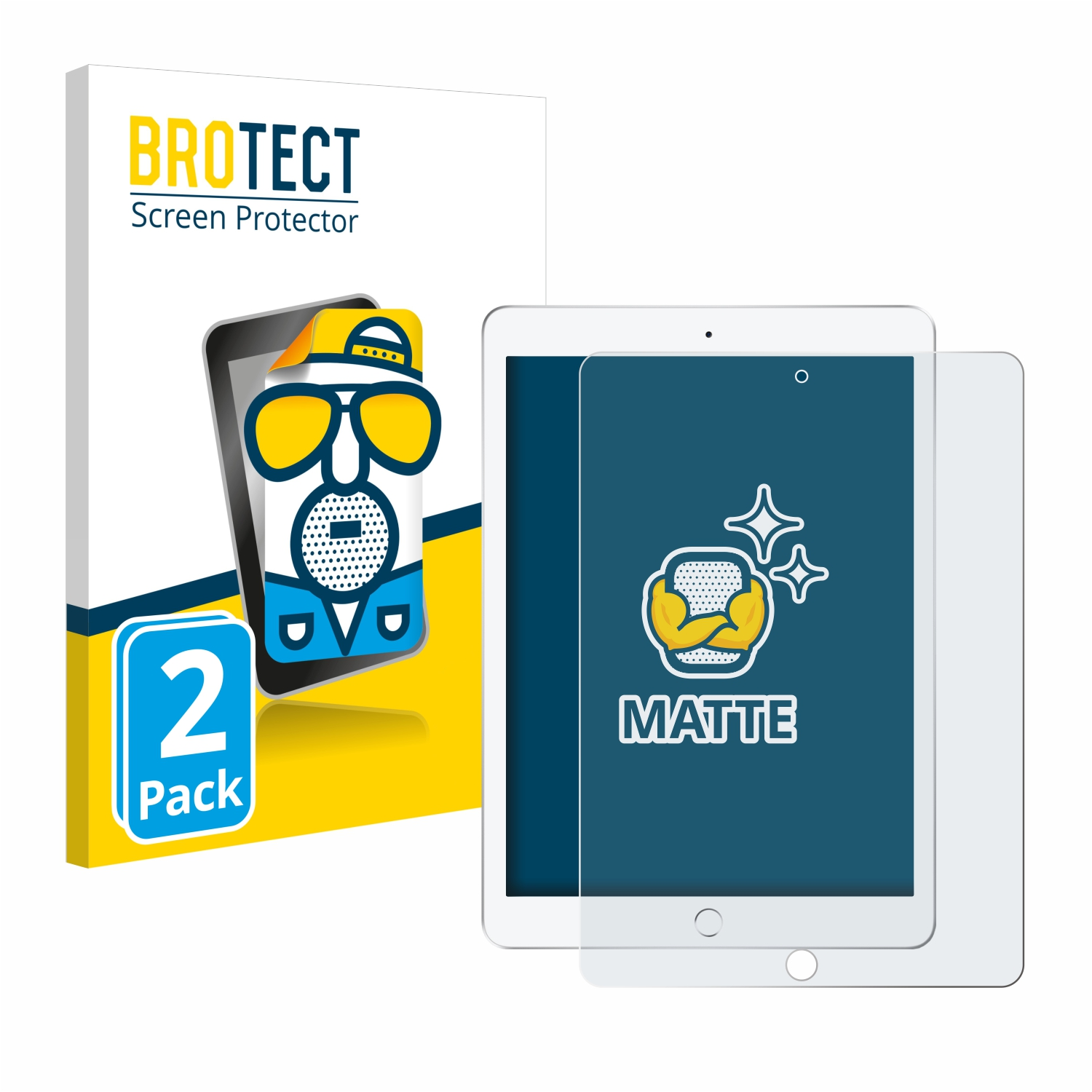 BROTECT 2x matte Schutzfolie(für Apple iPad 9.7\