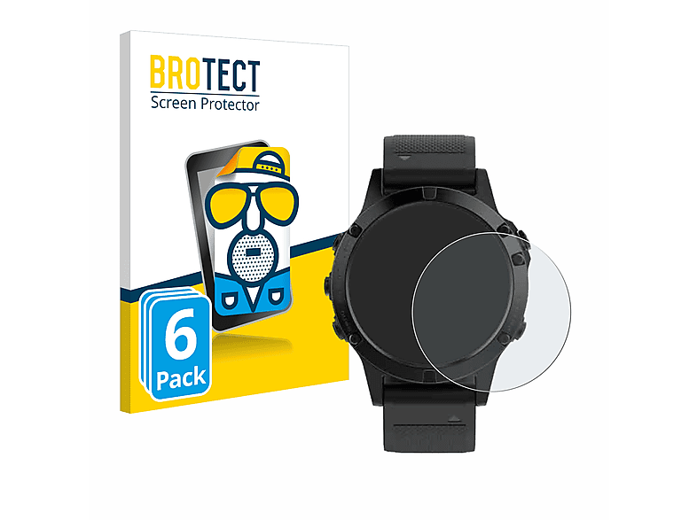 BROTECT 6x matte 5 mm)) (47 Schutzfolie(für Fenix Garmin