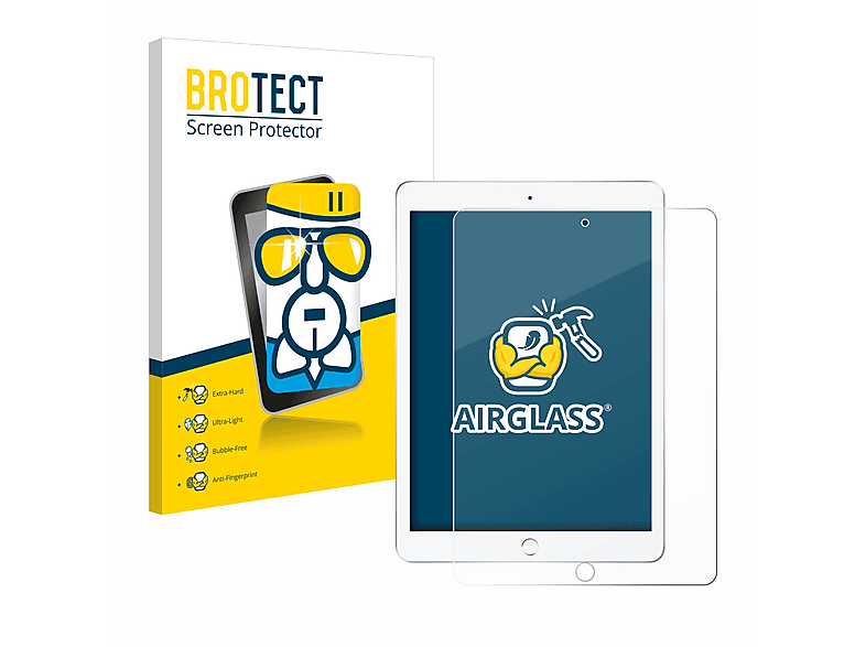 BROTECT Airglass klare Schutzfolie(für Apple iPad 9.7\