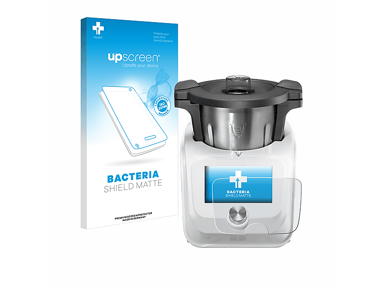 UPSCREEN antibakteriell entspiegelt matte Schutzfolie(für SilverCrest Monsieur Cuisine Connect)