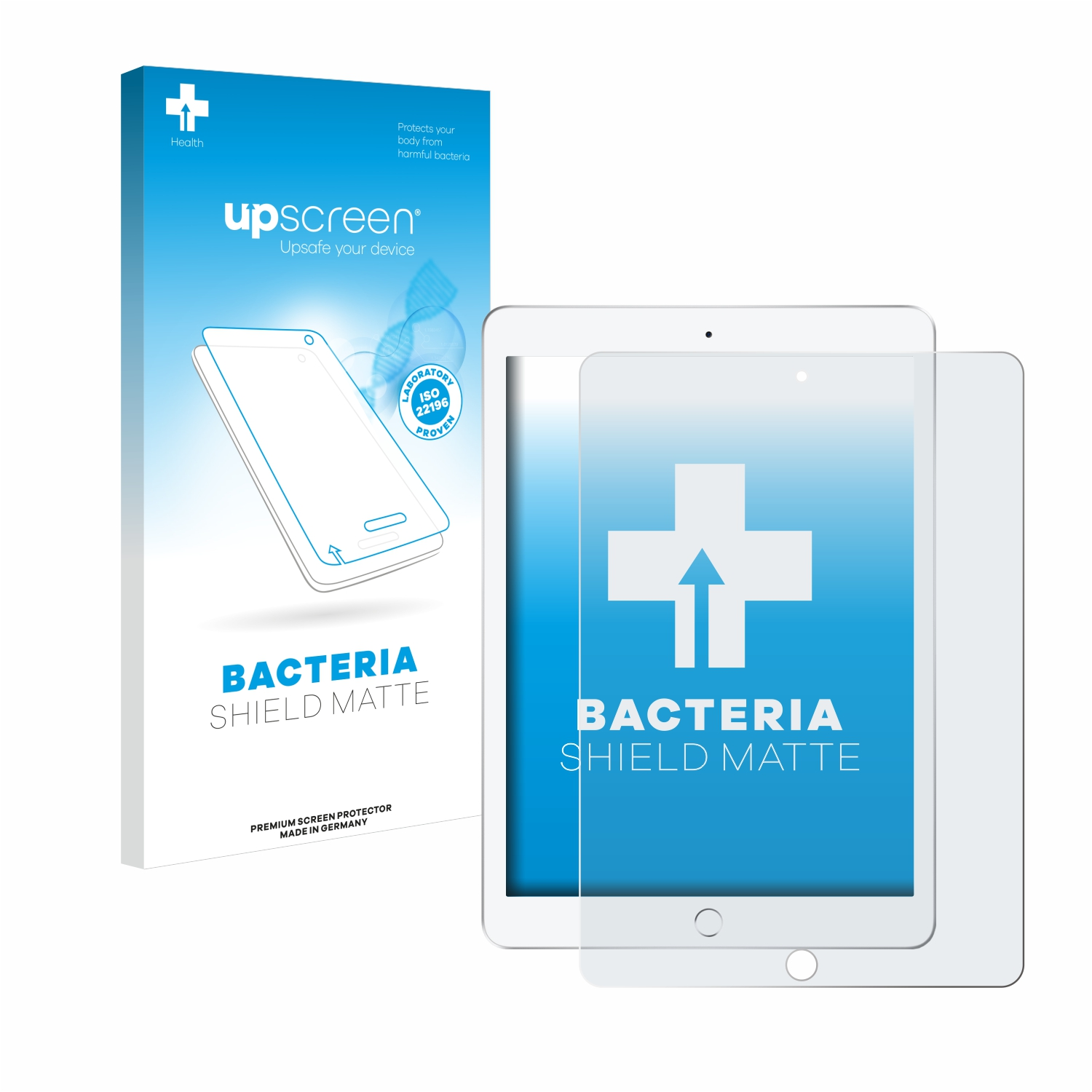entspiegelt UPSCREEN antibakteriell matte 2018 Gen.)) (6. iPad 9.7\