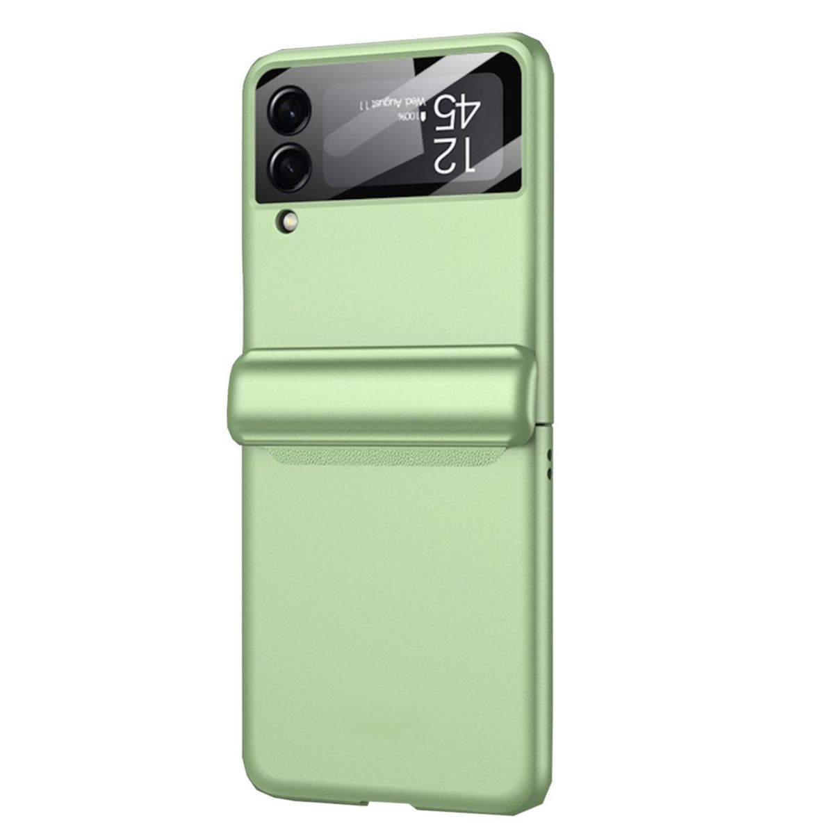 WIGENTO All-Inclusive Magnet Flip4 Hülle, Z H-Grün Samsung, 5G, Galaxy Kunststoff Backcover