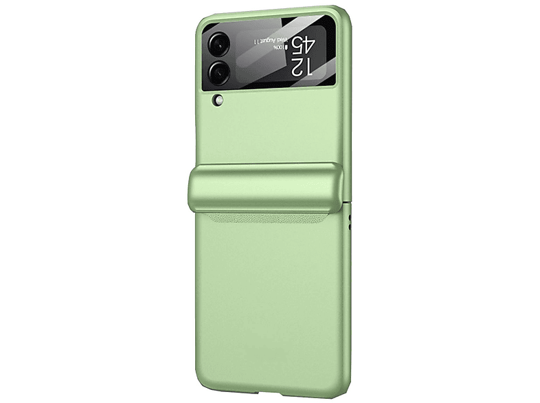 WIGENTO All-Inclusive Magnet Kunststoff Hülle, Backcover, Samsung, Galaxy Z Flip4 5G, H-Grün