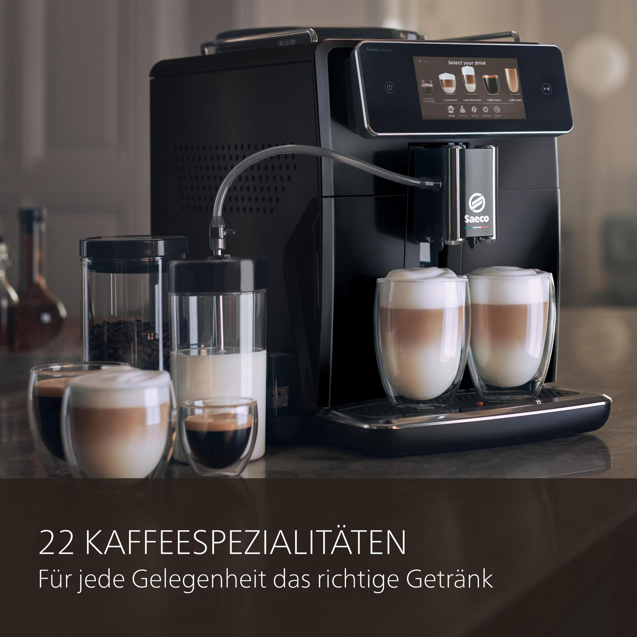 Klavierlack-Schwarz SAECO Kaffeevollautomat XELSIS SM 230/50 8780/00 BK DLX