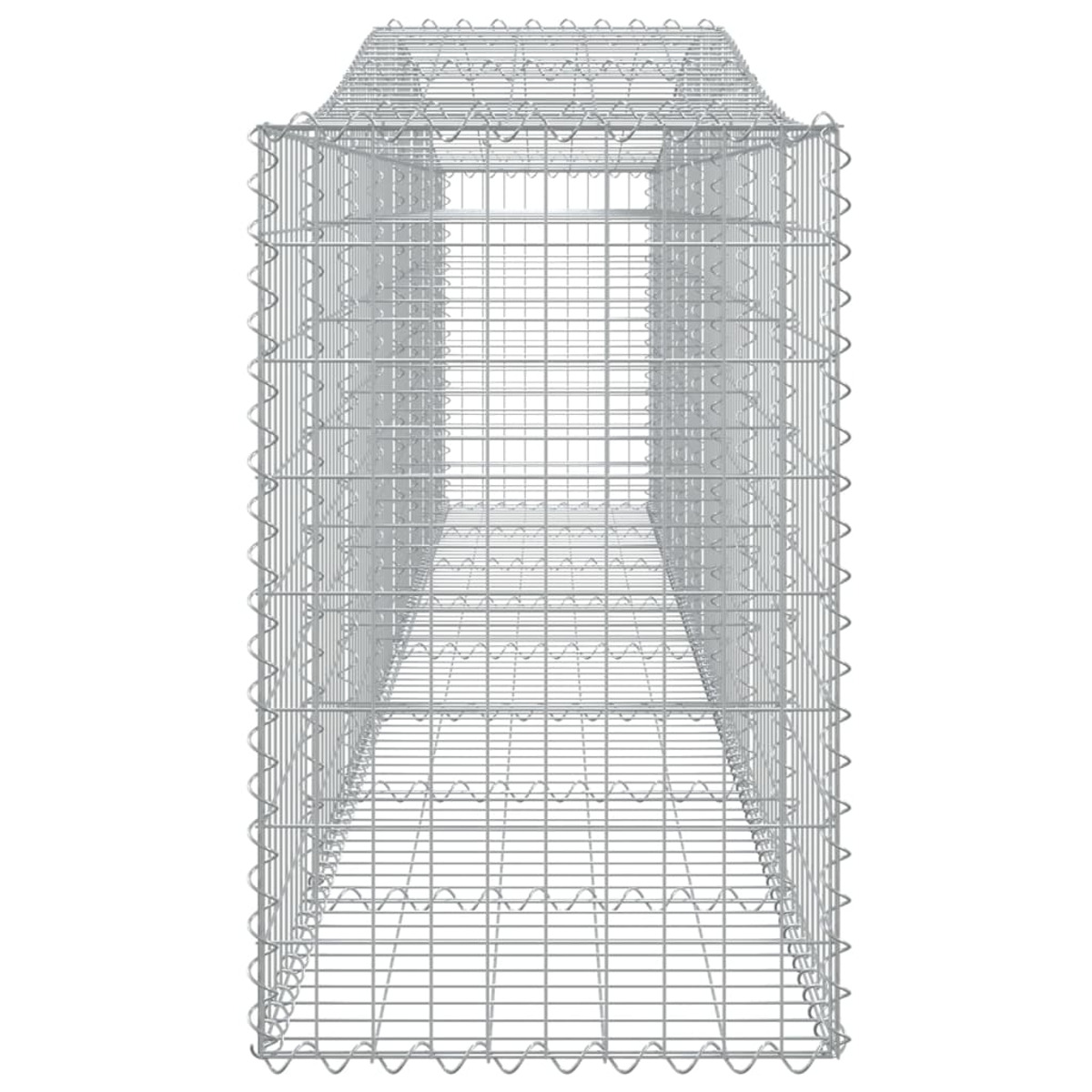 VIDAXL 3145946 Gabionenkorb Silber