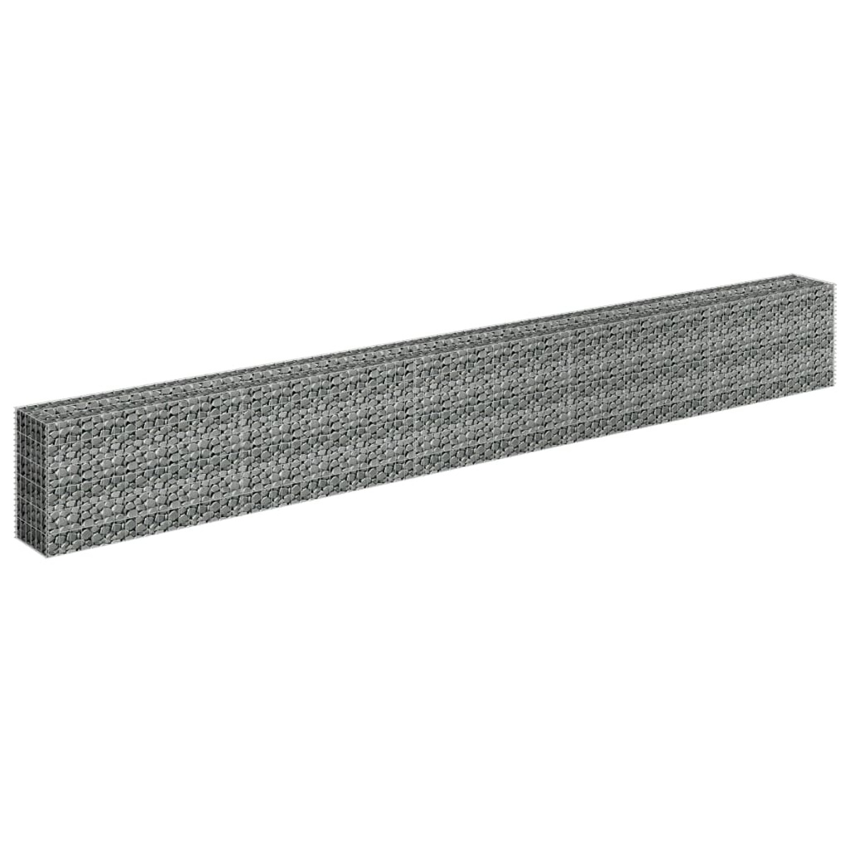 Silber Hochbeet 145646 VIDAXL