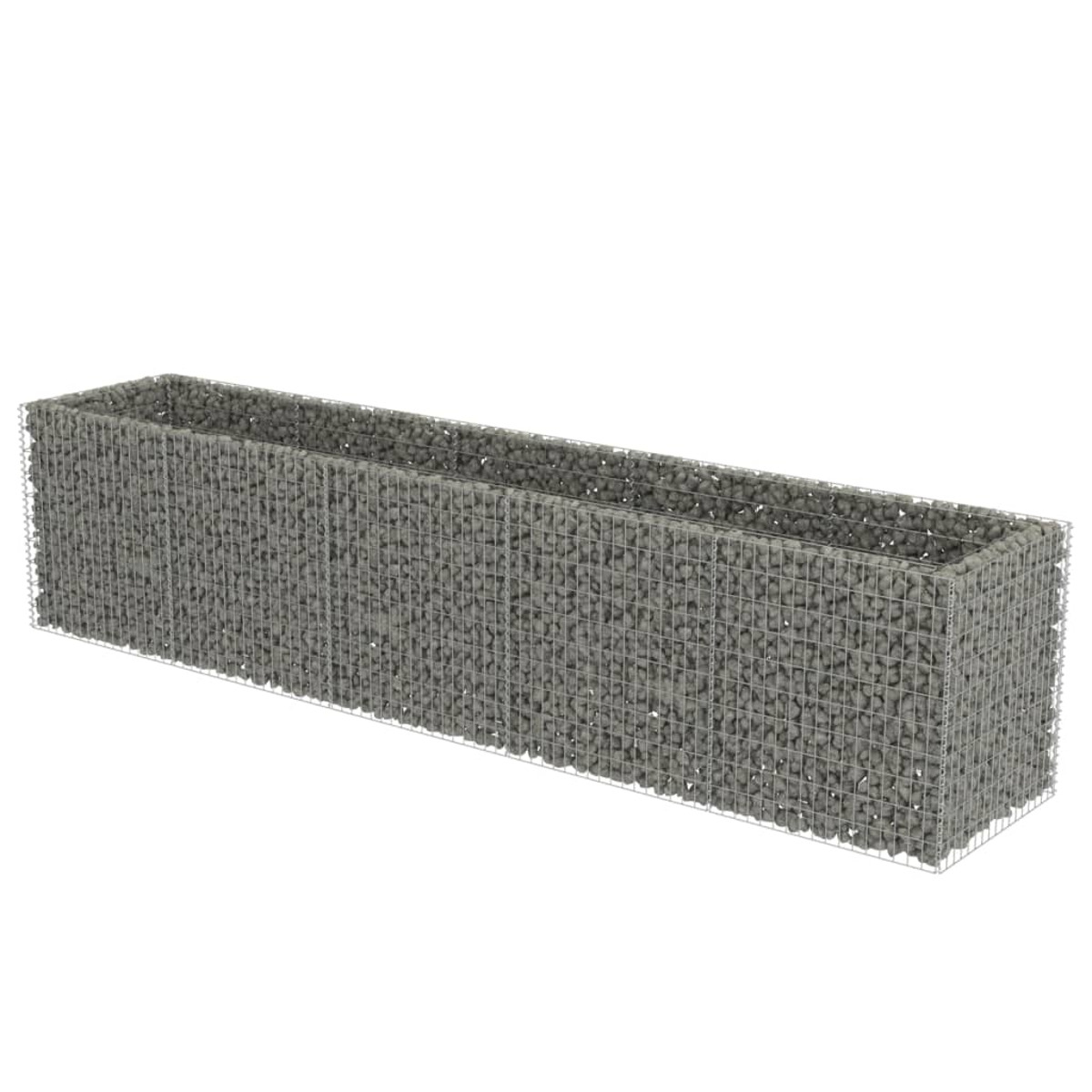 VIDAXL 143552 Hochbeet Silber