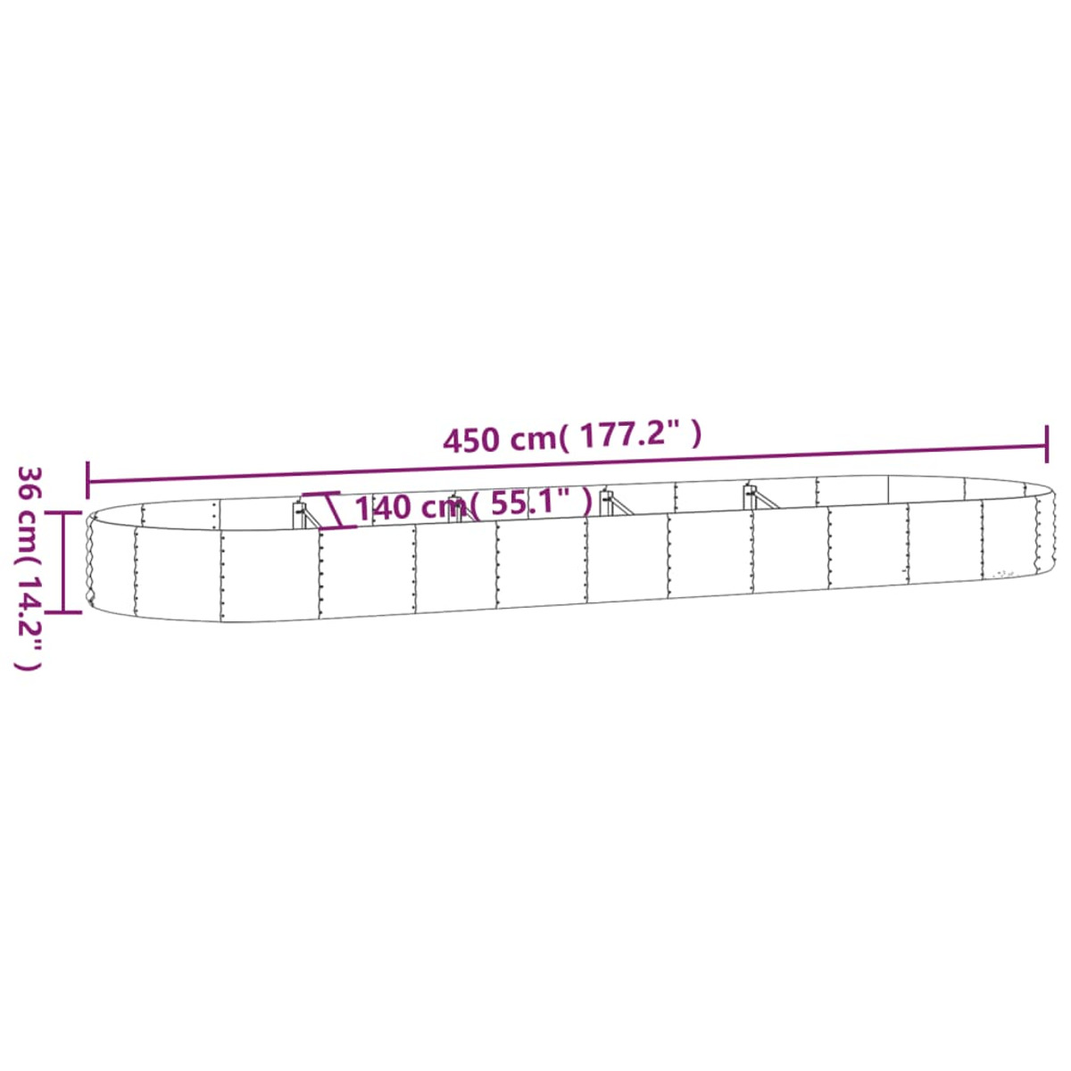 VIDAXL 319040 Hochbeet Braun