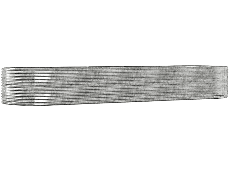 VIDAXL 319112 Hochbeet Silber