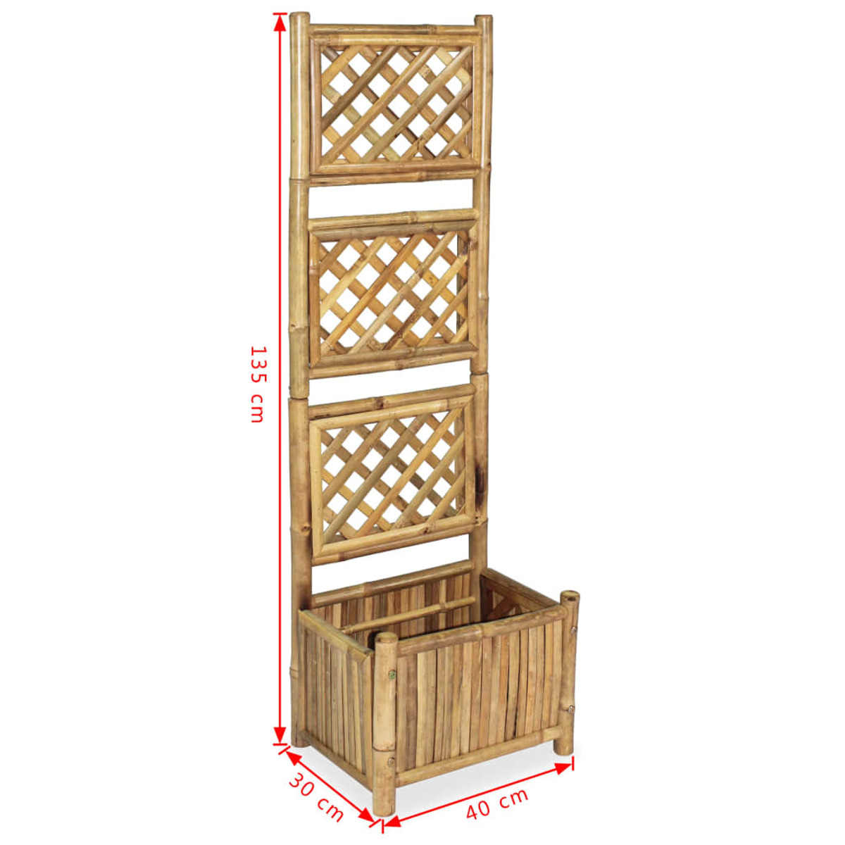 Holzfarbe 43713 Natürliche Hochbeet VIDAXL