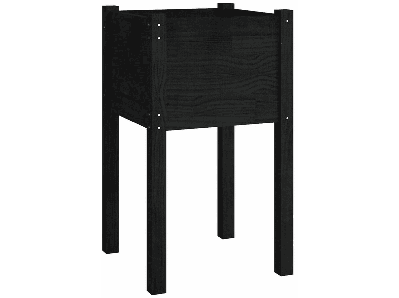 Bloem Selbstbewässernder Pflanzkübel Lucca, Schwarz, M – 2,5 Gallonen, UV-stabil, Für Kräuter & Balkon