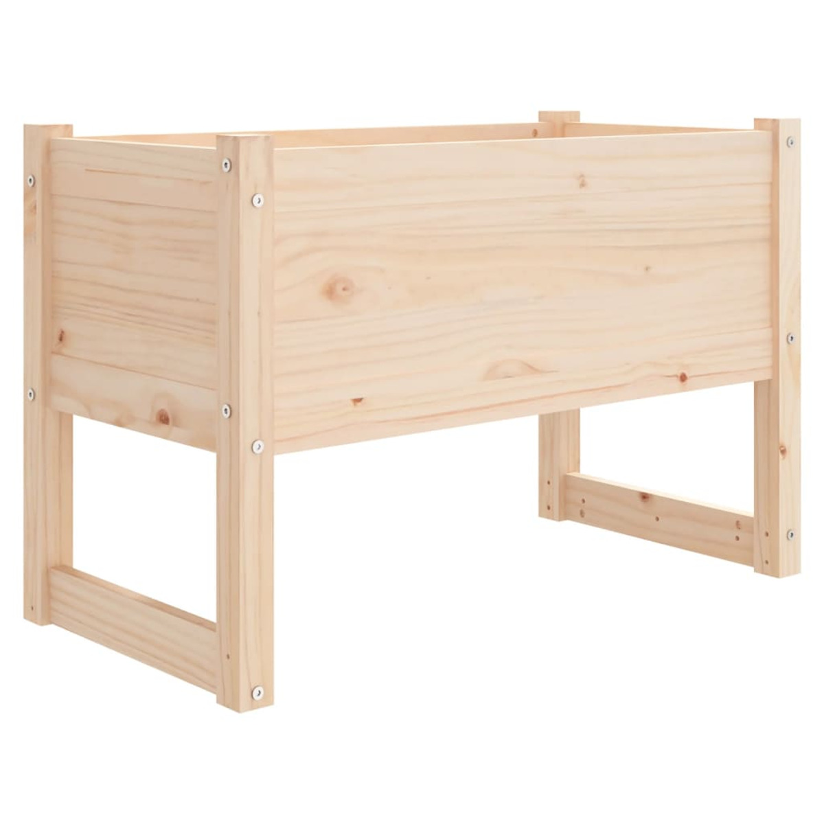 VIDAXL 822117 Pflanzgefäß Holzfarbe Natürliche