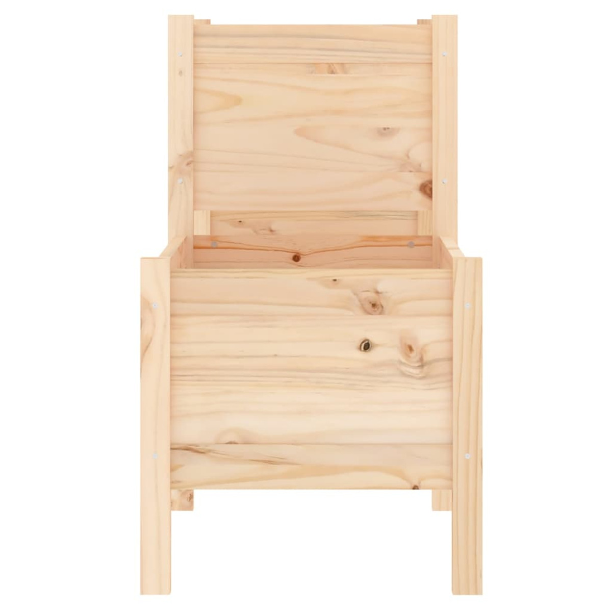 Natürliche VIDAXL 822252 Holzfarbe Pflanzgefäß