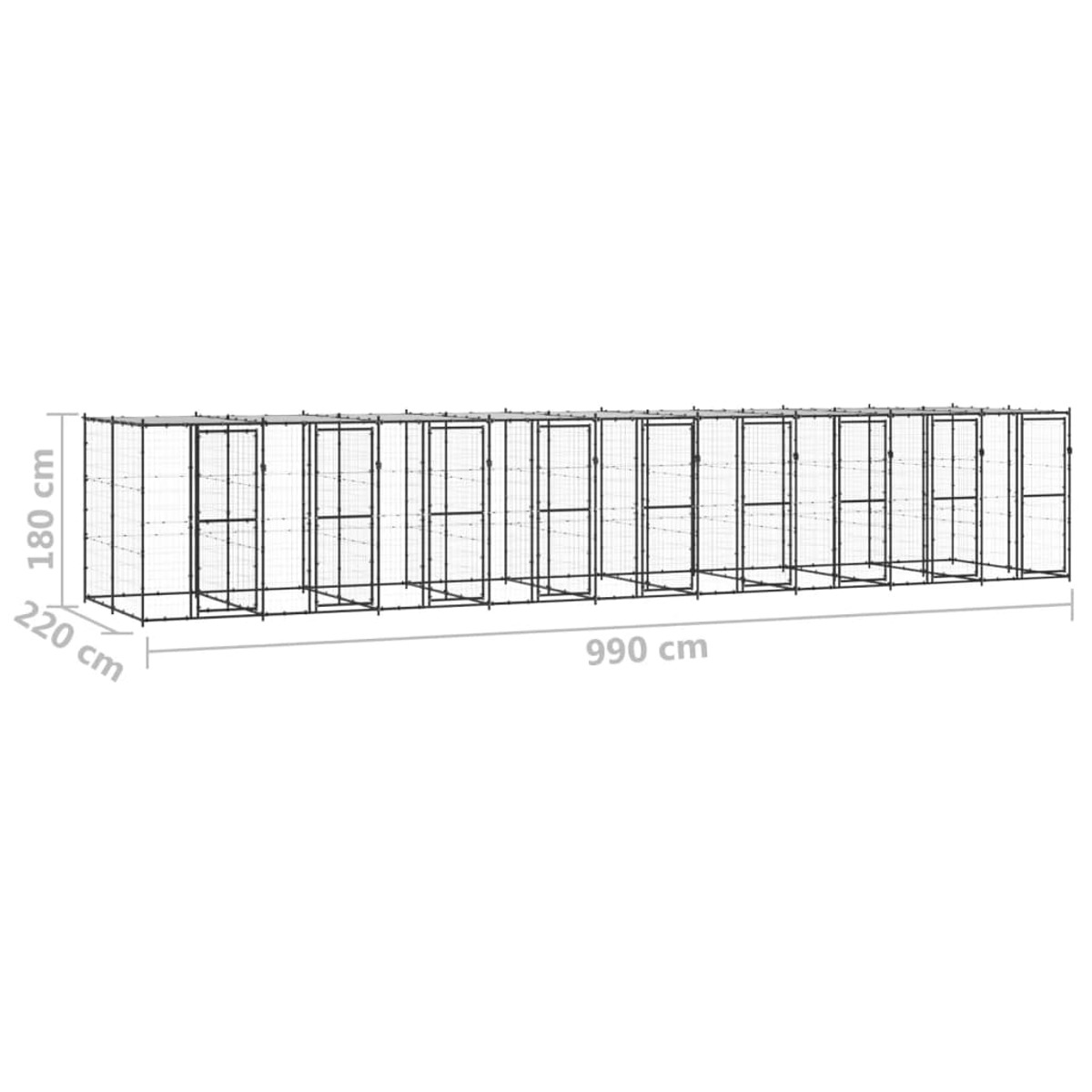 VIDAXL 3082256 Hundehütte