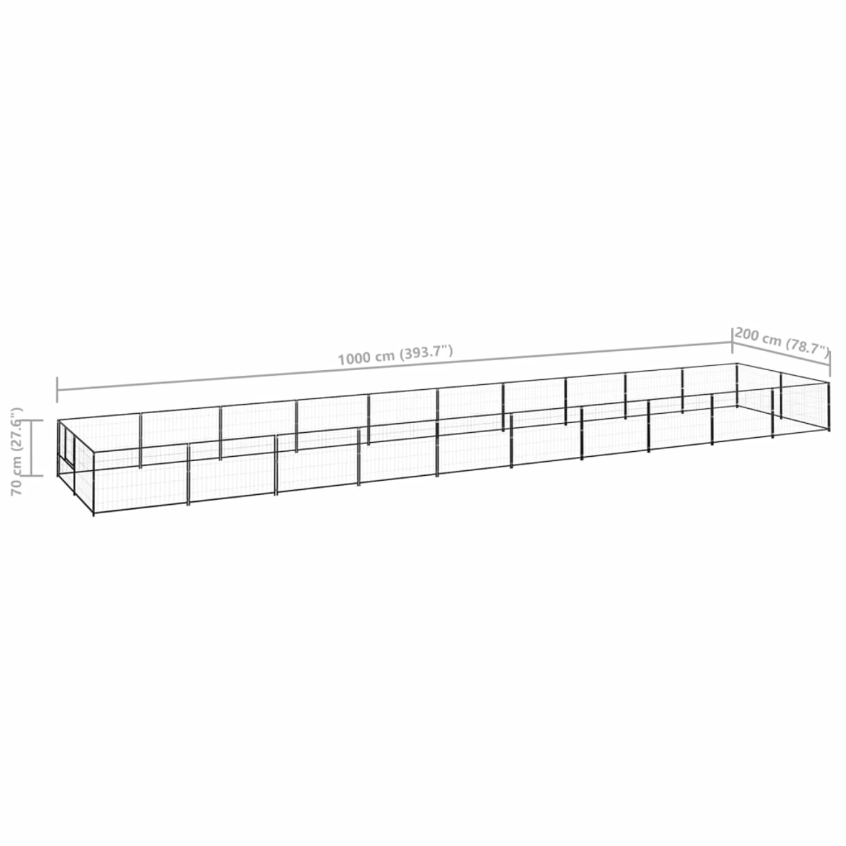 VIDAXL 3082117 Hundekäfig