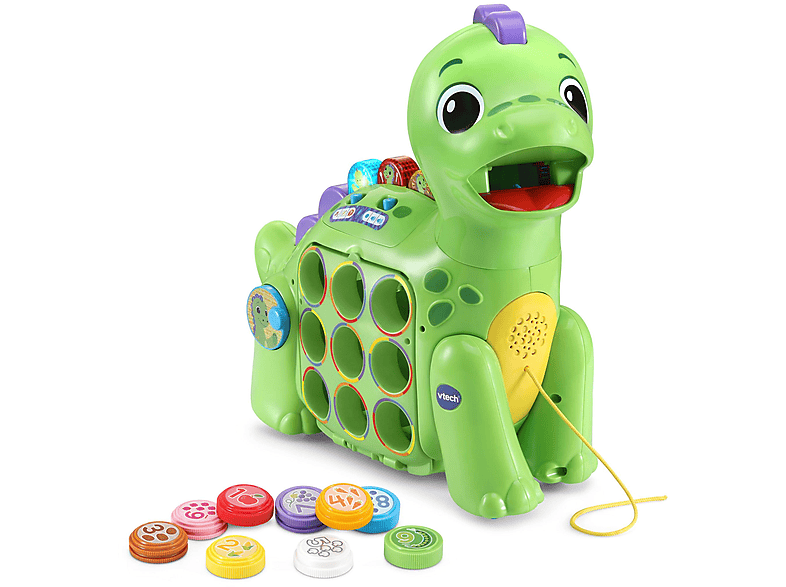 80-532004 Lernspielzeug, ZÄHL-MIT-MIR-DINO Mehrfarbig VTECH