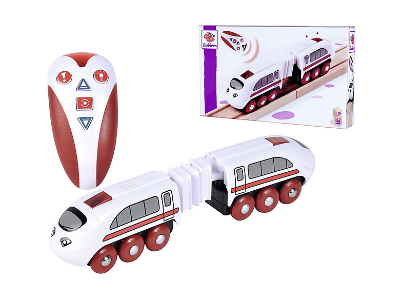 Eichhorn Train – Circuit Montagnes Russes En Bois 28 Pièces – 290 Cm De Rails, Compatible Avec La Plupart Des Chemins De Fer – Dès 3 Ans