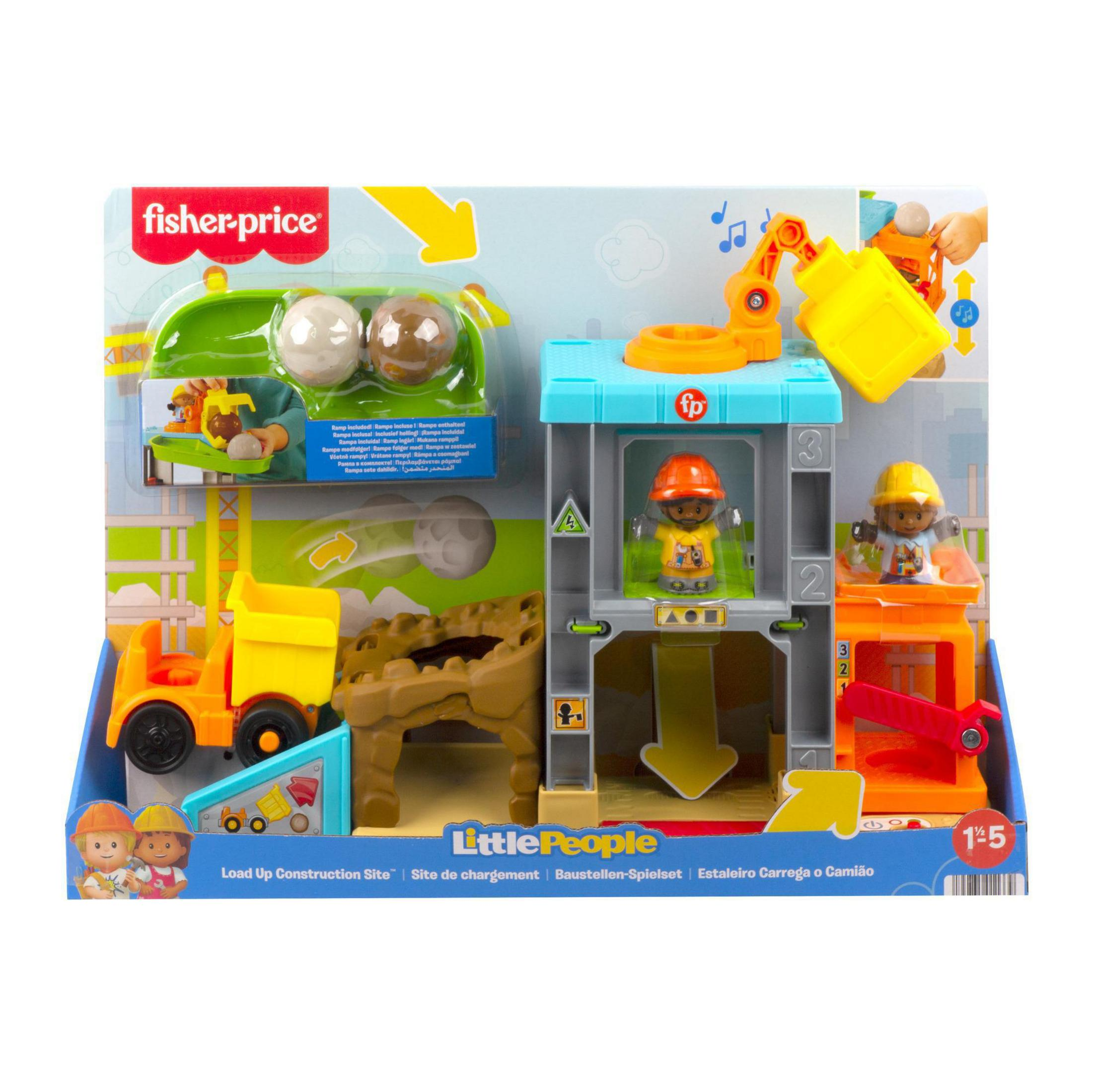 FISHER PRICE HCJ64 LITTLE Spielset Mehrfarbig PEOPLE BAUSTELLEN-SPIELSET