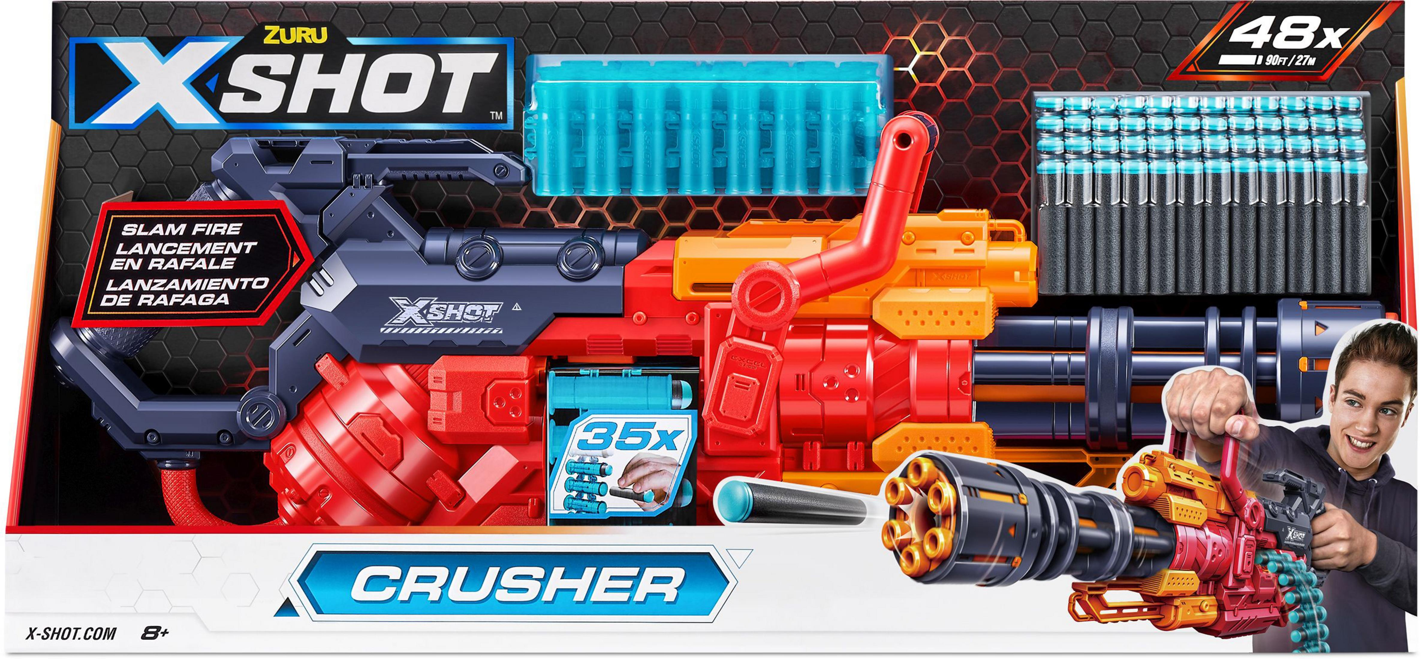 ZURU 36382 X-SHOT EXCEL Blaster CRUSHER Mehrfarbig