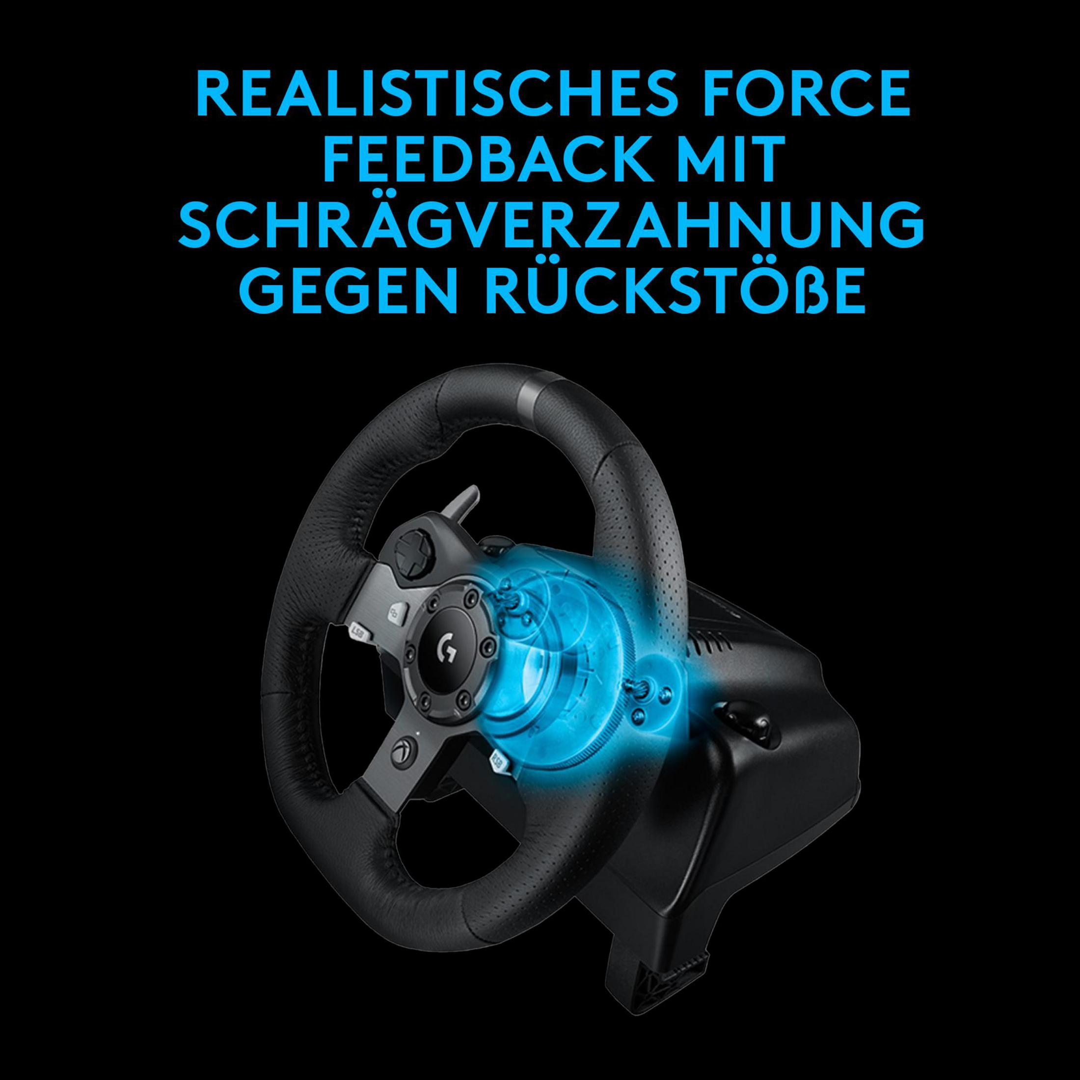 Un volant de course noir avec du texte sur le produit.
