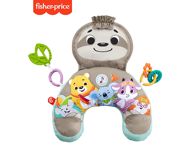 fisher-price faultier spielkissen mit vibration FISHER PRICE GRR01 FAULTIERSPIELKISSEN MIT VIBR Babyspielkissen Mehrfarbig