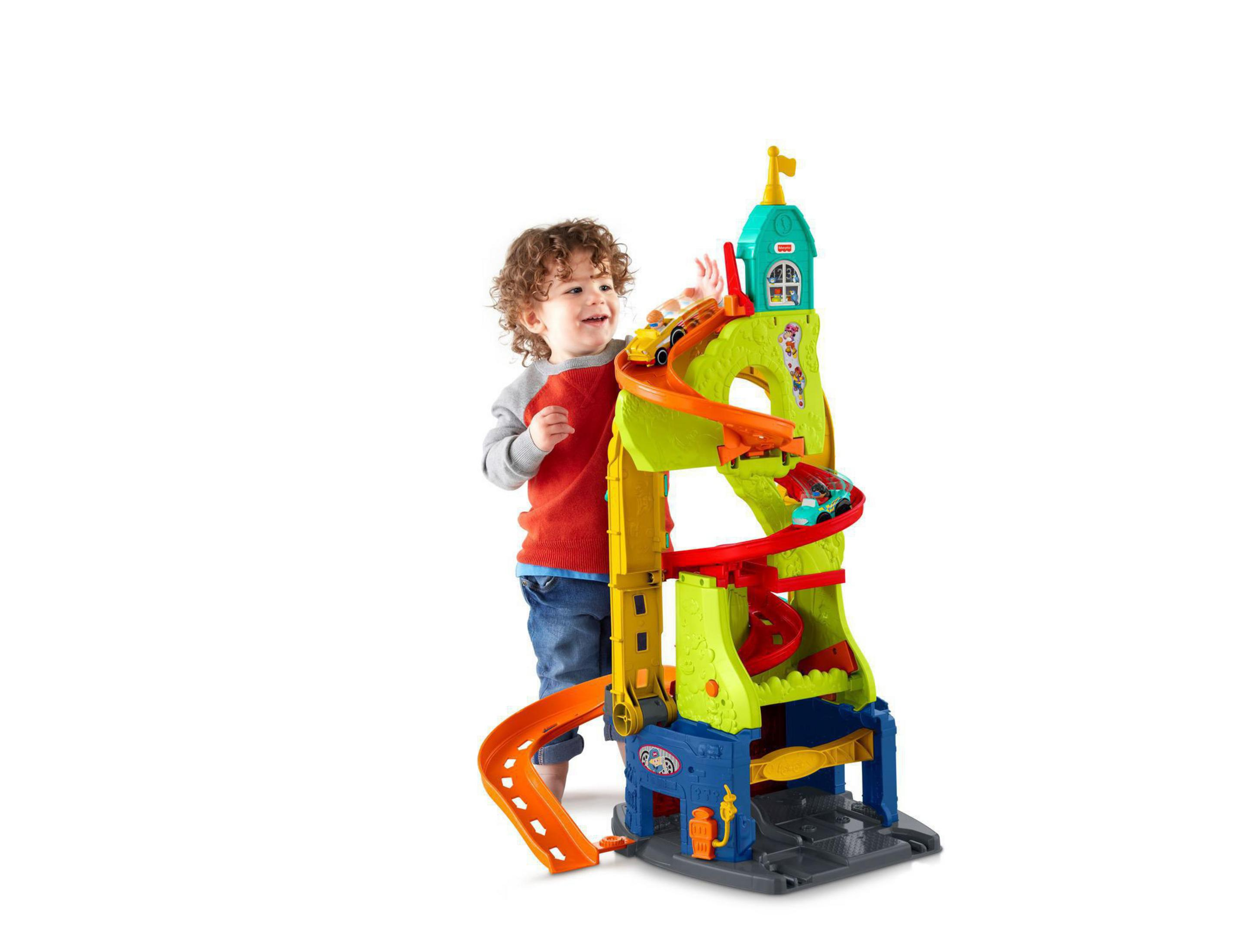 FISHER PRICE HBD77 Mehrfarbig PEOPLE RENNBAHN Spielset LITTLE