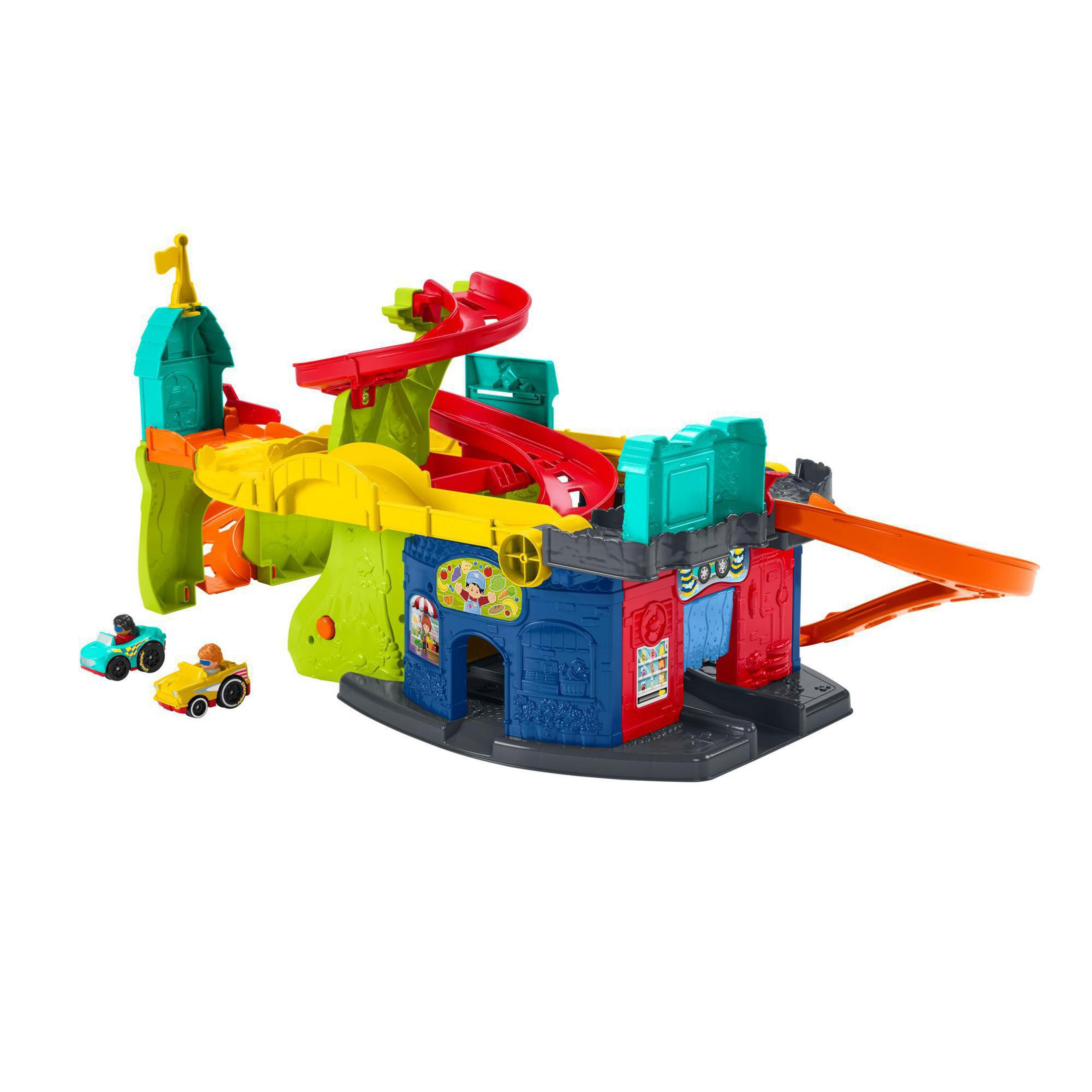 FISHER PRICE HBD77 Mehrfarbig PEOPLE RENNBAHN Spielset LITTLE