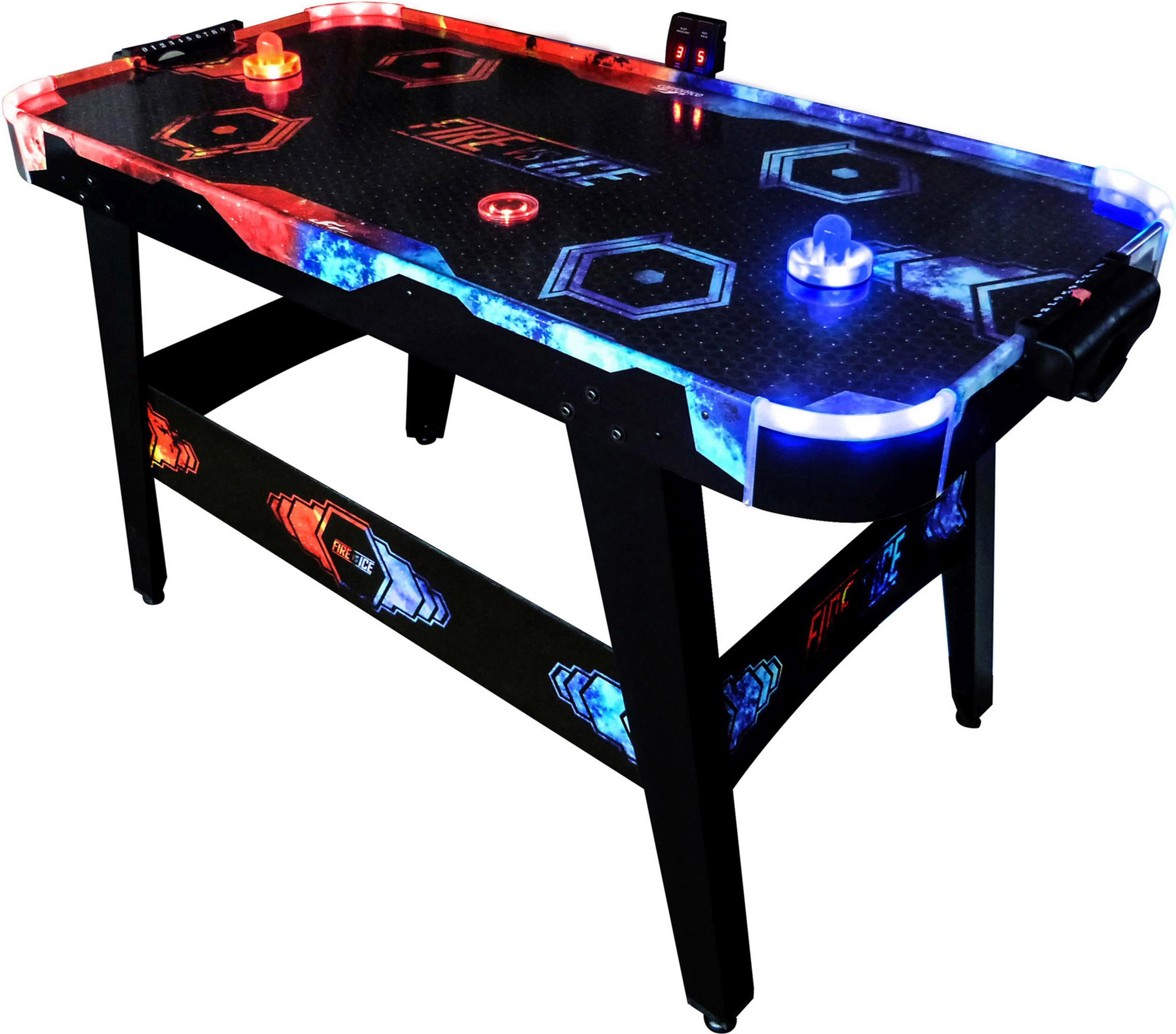 CARROMCO Airhockey Fire vs. Ice 146x71x82 Gesellschaftsspiel cm