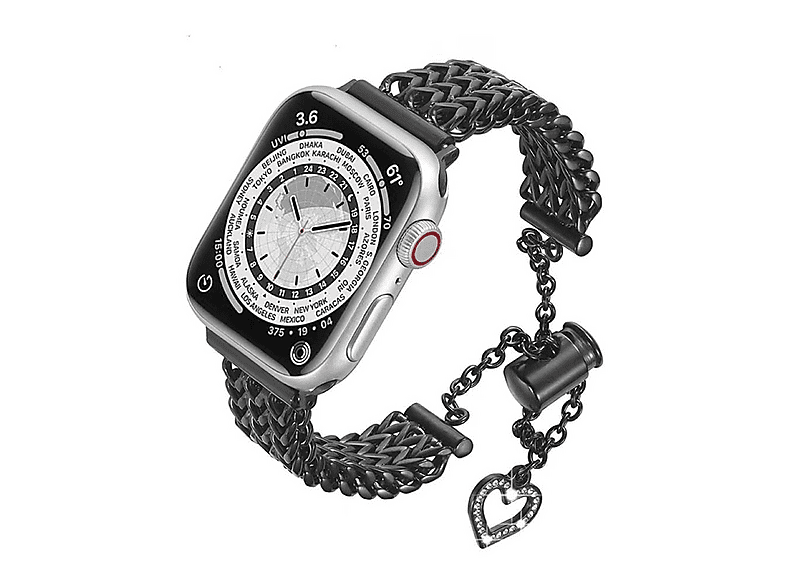 Uhrenarmband Aus Leder, 16 Mm Breite, Mit Edelstahl-Schnalle – Dunkelblau, Für Damen & Herren