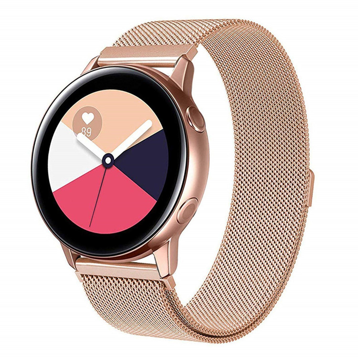 DIIDA Smartwatch Watch Band,Uhrenarmbänder,Huawei GT2 Huawei, Roségold Watch 22mm, Milan-Armband,22mm, Ersatzarmband