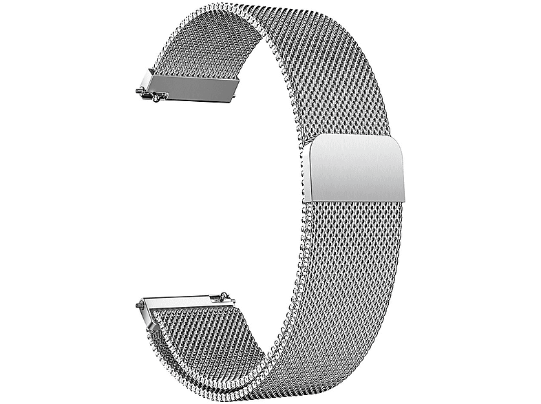 DIIDA Smartwatch-Armband Watch Band,Huawei watch GT 2,Honor Magic Milanese Armband, Ersatzarmband, Huawei, Watch 22mm, Silber | Smartwatch Armbänder