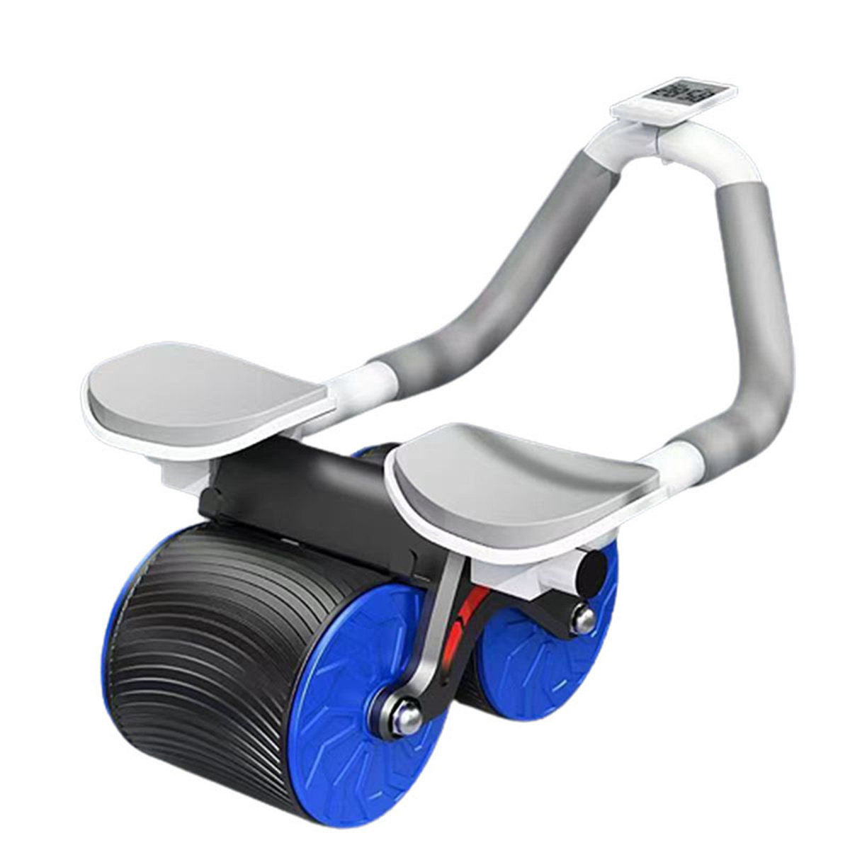 Kraft, Automatisches Rückstoß LACAMAX Wissenschaftliche automatischer Blau - Bauchrad Heimtrainer,