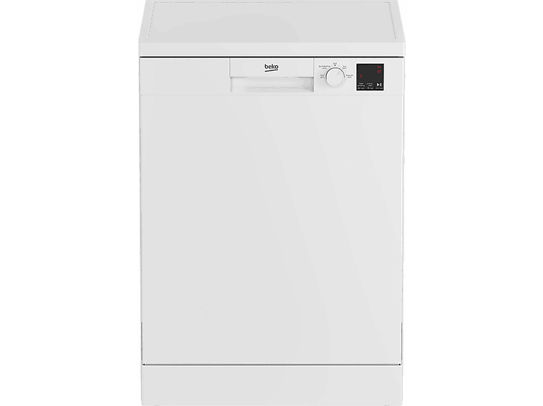 BEKO DFN 04321 W AKTUELL 1 Geschirrspüler (freistehend (Besteckkorb, 598 mm breit, 49 dB (A), E)