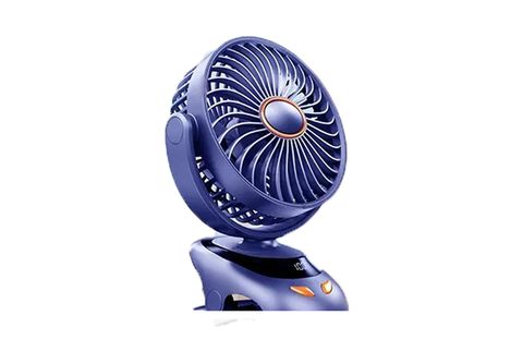Ventilador de pared - SYNTEK Ventilador Clip Mini Ventilador Eléctrico  Pequeño Silencioso Portátil Recargable, 5 W, 5 niveles de velocidad  velocidades, Azul