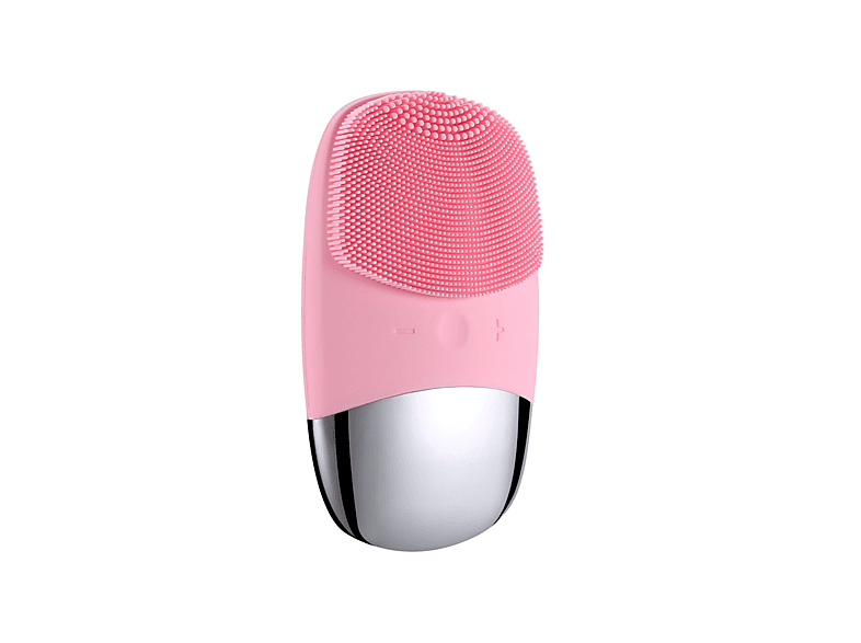 Massagegerät Gesichtsreiniger Wasserdicht Rosa Gerät Silikon LACAMAX Quadrat Schönheit Ultraschall