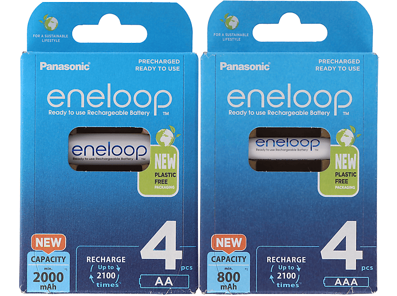 Panasonic Eneloop Standard Kombipack Mit X Aa Und Aaa Akkus Nimh