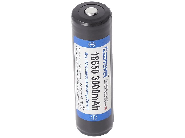 3,7 V 2600 MAh 18650 1s1p Wiederaufladbar Lithium Ionen Akku Mit Jst XH2.54/2P Anschluss Stecker