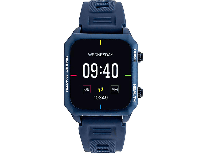 WATCHMARK Focus Blau Smartwatch Kunststoff Silizium, Blau