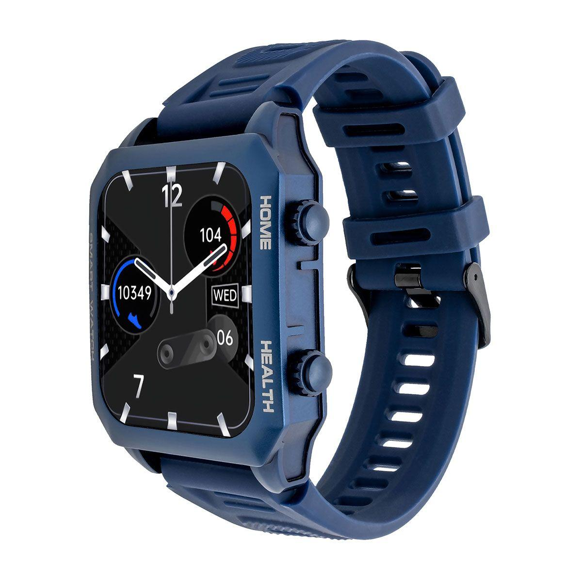Silizium, Kunststoff WATCHMARK Smartwatch Focus Blau Blau