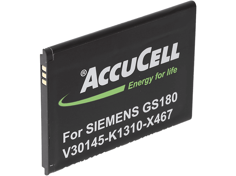 ACCUCELL Akku passend für Siemens Gigaset GS180 V30145-K1310-X467 3,85 Volt Akku mit 3000mAh Kapazität Li-Ion - Lithium-Ionen Smart Home-Akku, 3000 mAh