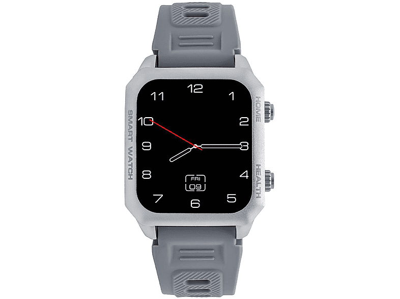 WATCHMARK Kunststoff Silber Silber Focus Silizium, Smartwatch