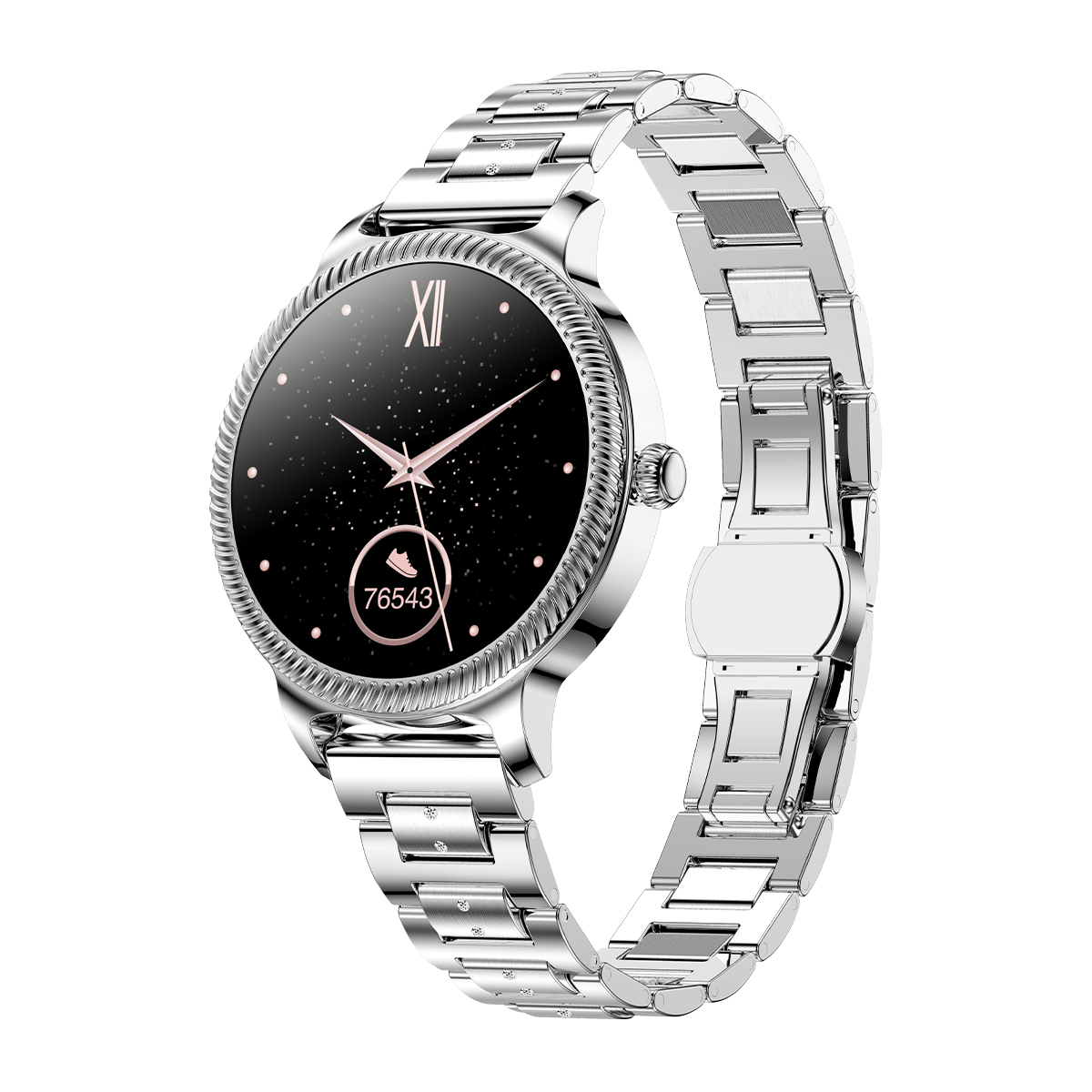 Smartwatch WATCHMARK Metall, Silberne Metall silbern Active