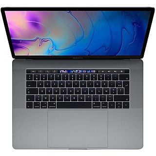 SEMINUEVO Portátil  - MacBook Pro Touch Bar 15" 2018 APPLE, 15,4 ", Intel Core i7, 16 GB, 256 GB, Intel UHD Graphics 630 and AMD Radeon Pro 555X, MacOS Gris Espacial