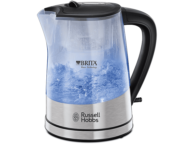RUSSELL HOBBS 22850-70 PURITY WASSERKOCHER Wasserkocher, Weiß/Silber