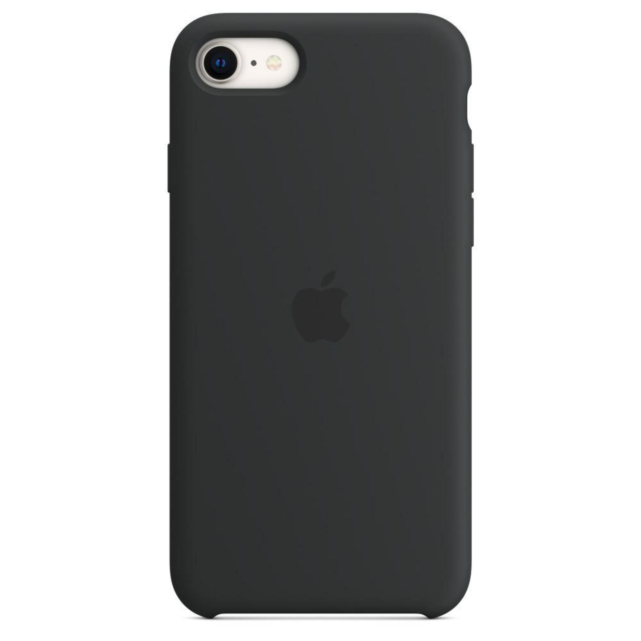 SILICONE Mitternacht Backcover, SE (2. C. 8, (3. iPhone APPLE iPhone SE MIDNIGHT, IPHONE Generation), Generation), Apple, iPhone 7, MN6E3ZM/A iPhone SE
