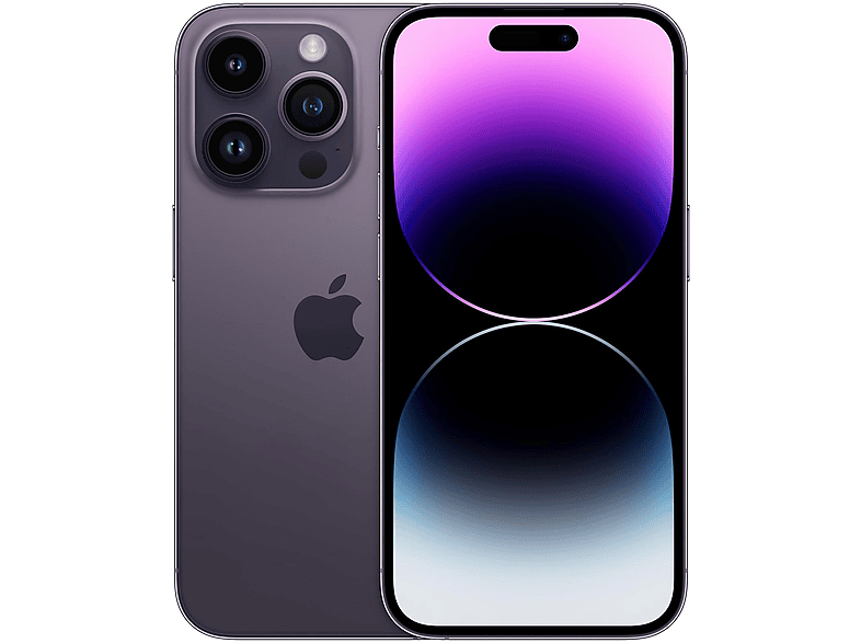 IPHONE DEEP PRO PURPLE GB Dunkellila 14 APPLE Dual 128 128GB SIM