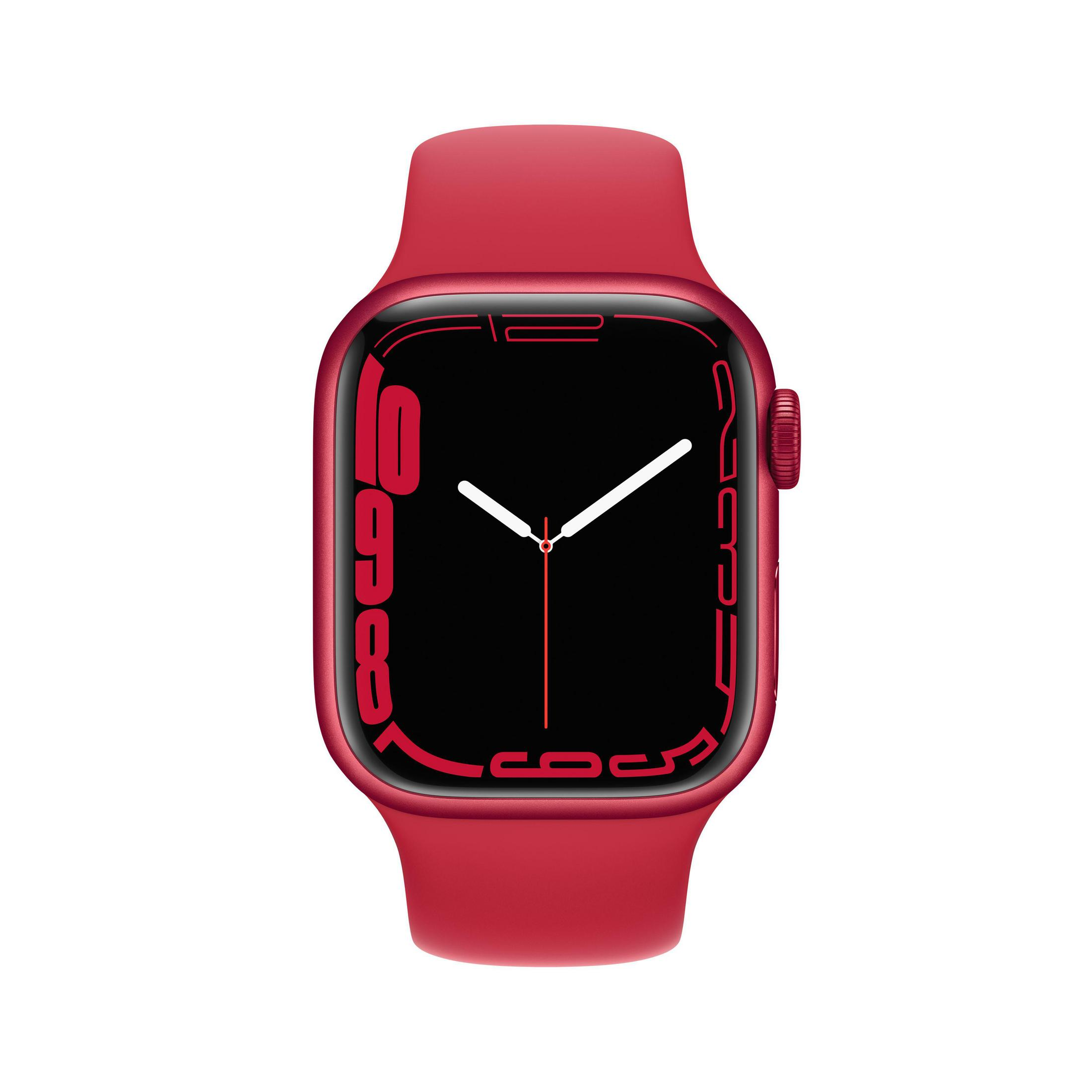 APPLE S7 GPS 41 RED ALU RED SPO Smartwatch Fluorelastomer, 130 