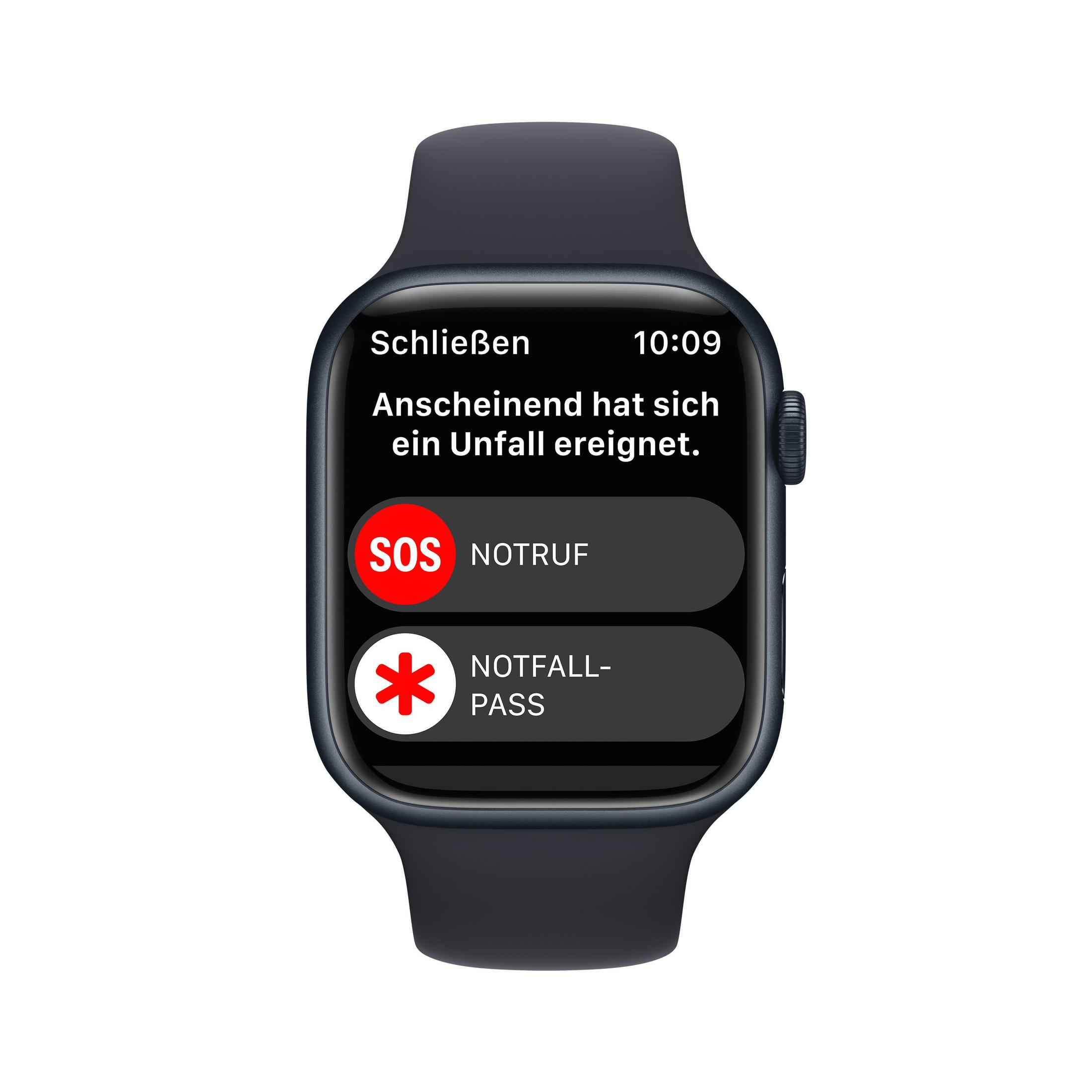 Apple Watch met nood-SOS en medische ID-opties.
