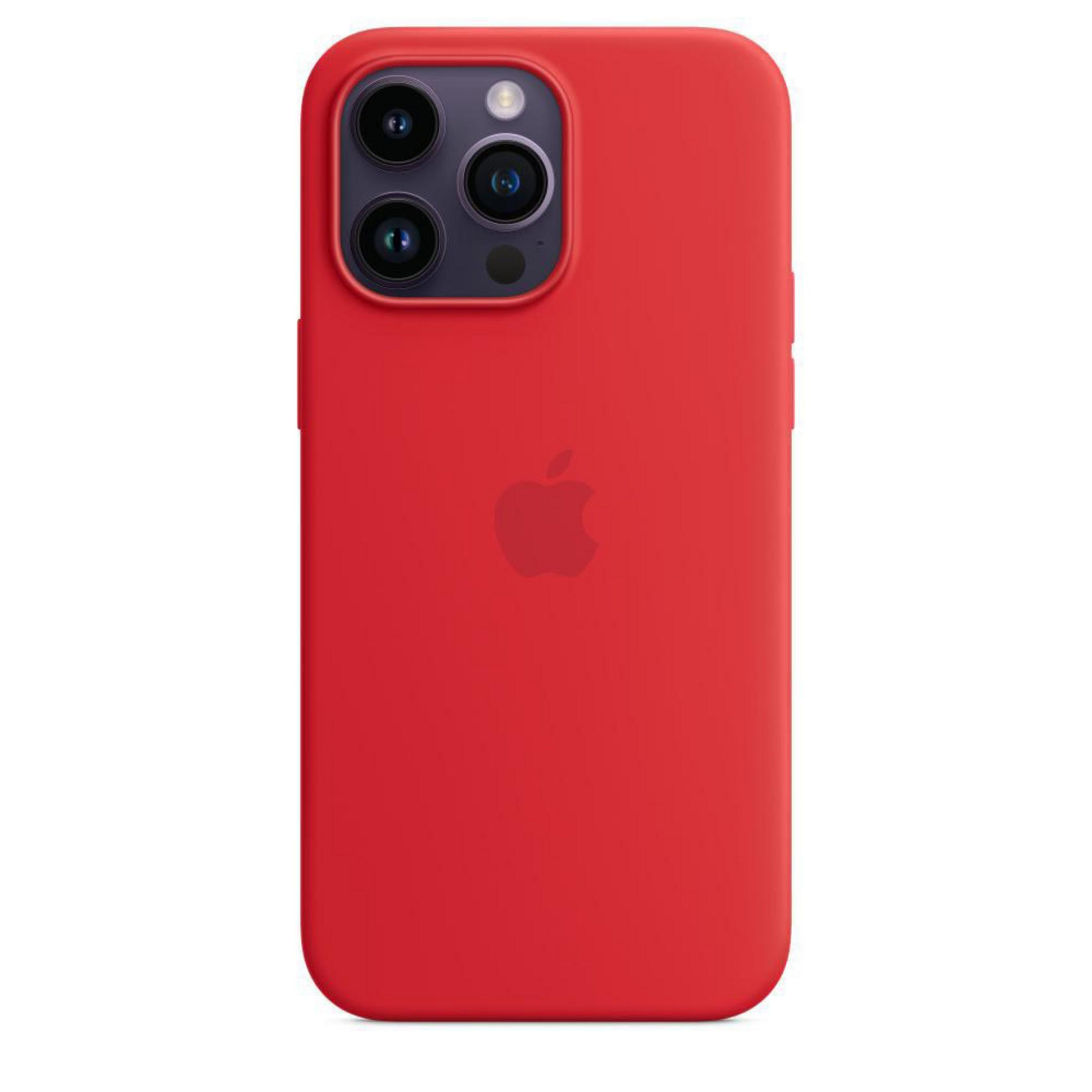 APPLE MPTR3ZM/A IP14PROMAX SIL RED, 14 Pro Max, iPhone Backcover, MS Apple, CASE (PRODUCT)RED